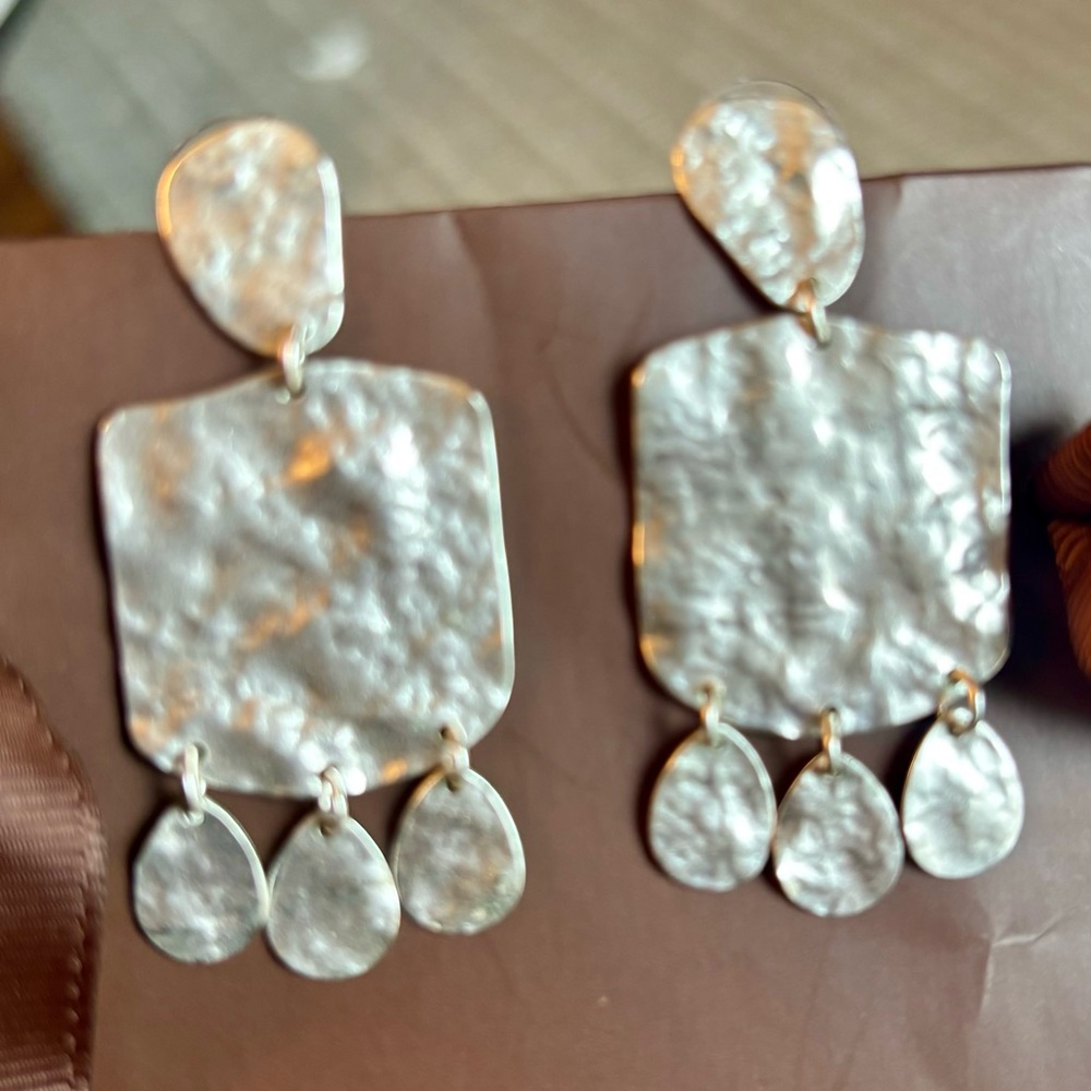 Beachy Statement Earring Bundle | Raffia Pearl Go… - image 3